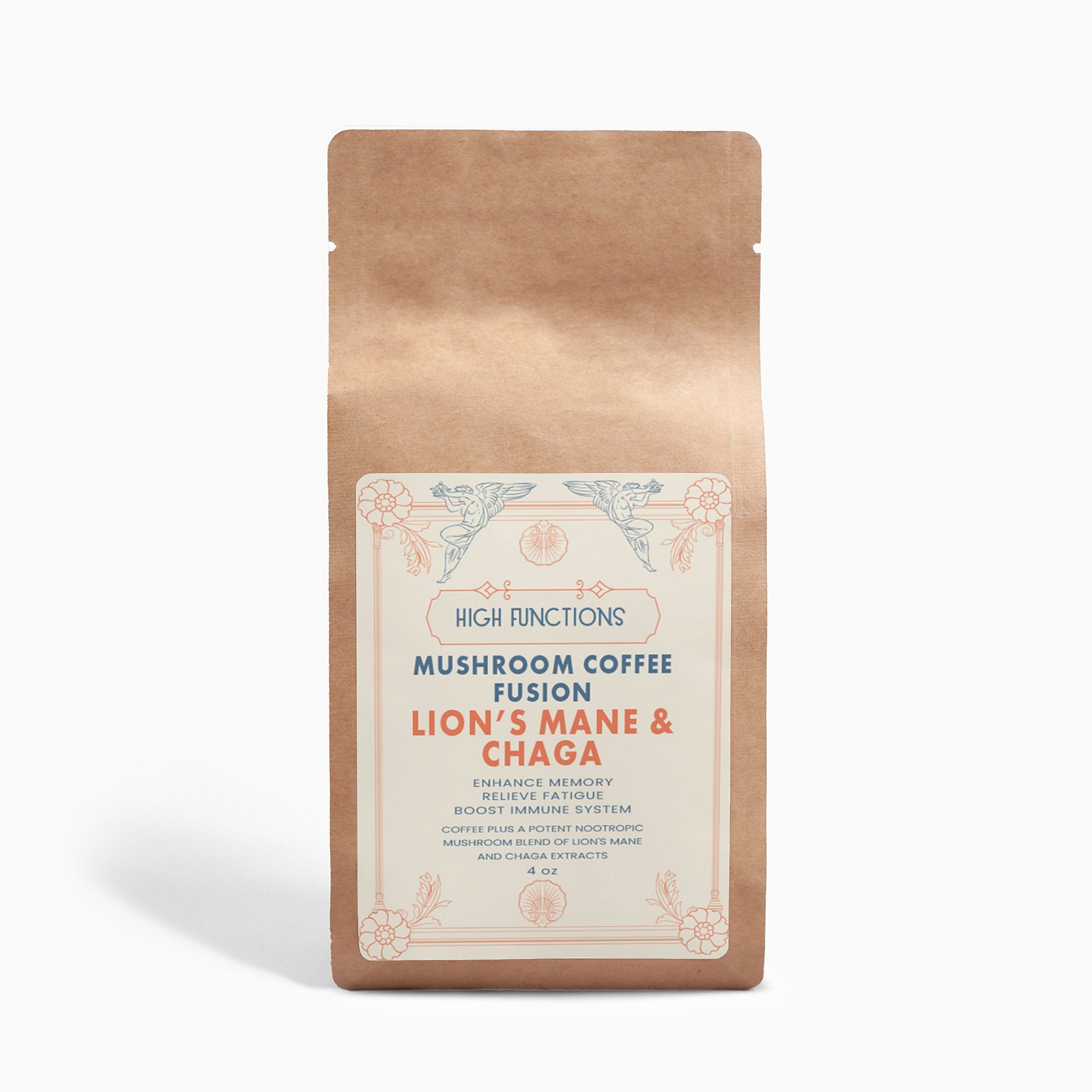 Mushroom Coffee Fusion - Lion’s Mane &amp; Chaga 4oz